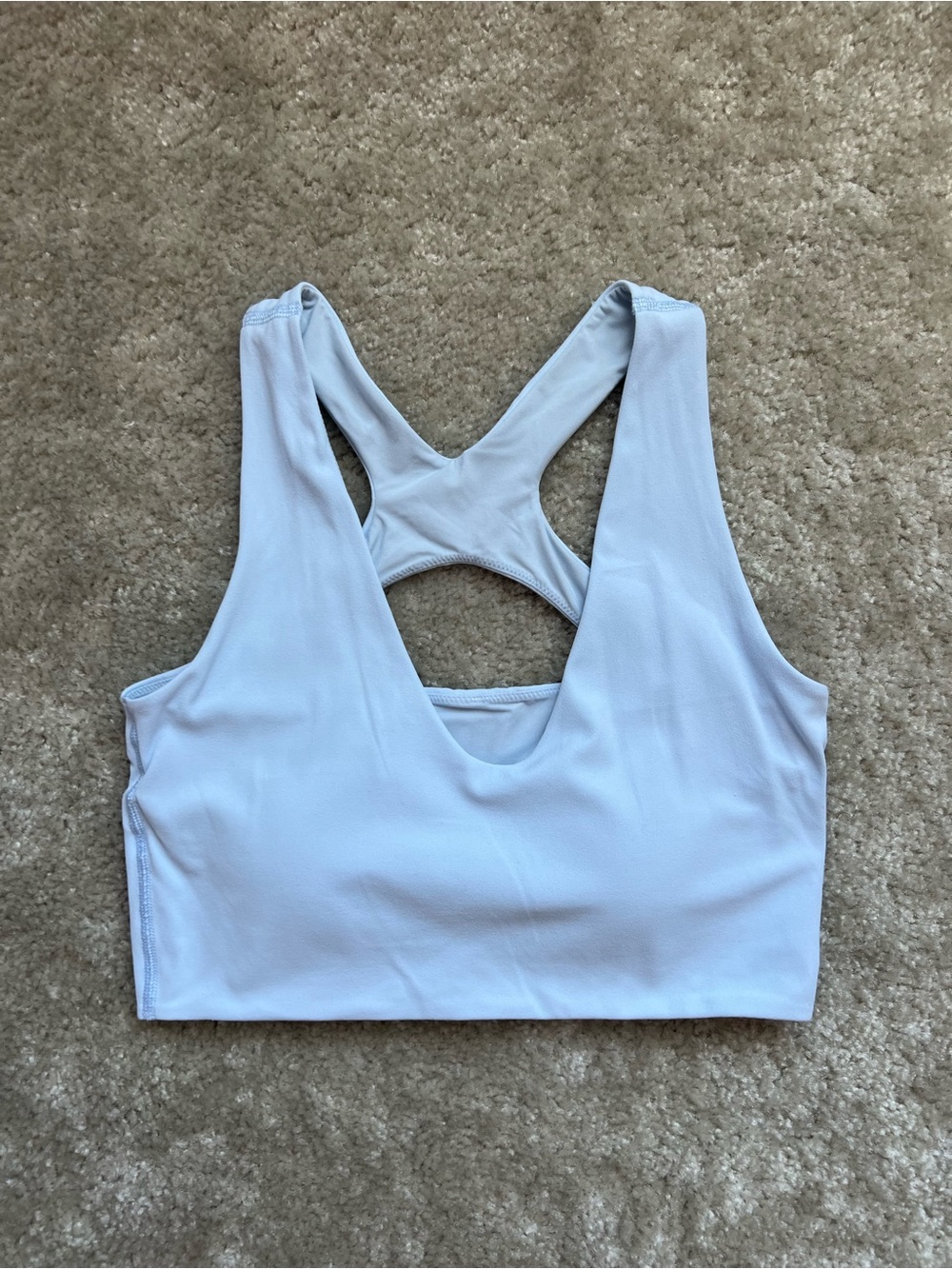 lululemon athletica Light Blue Racerback Sports Bra